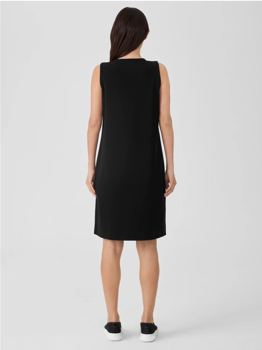 Eileen Fisher Teal Jersey Tank Dress NWT - Picture 5 of 5